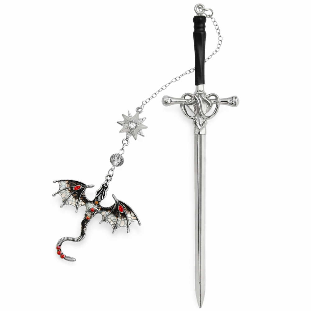 Velvet Spine™ Bookmark & Hairpin