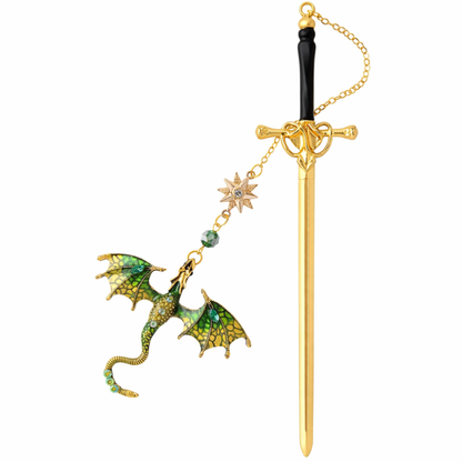 Velvet Spine™ Bookmark & Hairpin