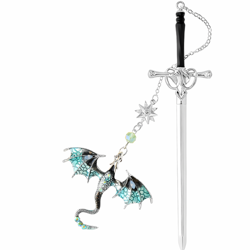 Velvet Spine™ Bookmark & Hairpin